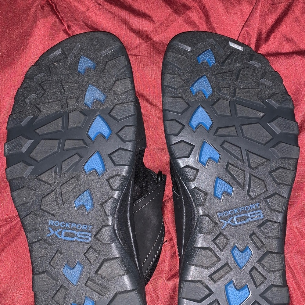 Rockport XCS Trail Sandals Mens Black Technique Trail Slide Open Toe 10.5 M - Picture 6 of 10